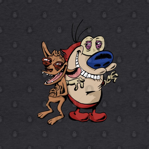 Ren and Stimpy by Black Snow Comics